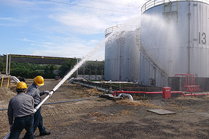 Firefighting and spraying drill (Chita Plant)