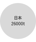 日本 26000t